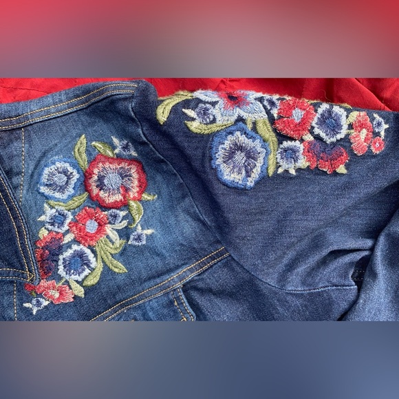 Coldwater Creek Embroidered Denim Jacket - Picture 8 of 8